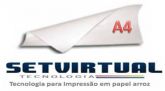 Papel Arroz A4 pacote c/ 100 unidades